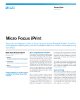Dépliant produit Micro Focus iPrint